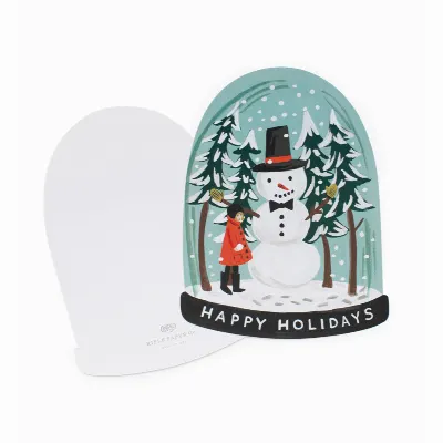 Kort med kuvert, Snow Globe