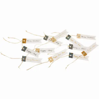 Christmas Paper Tags, 12pcs/pk