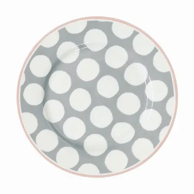 Assiette Aura, Grey