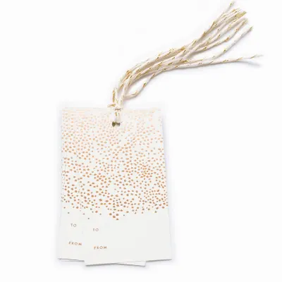 Set med 10 st Champagne Gift Tags