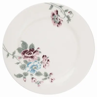 Assiette Maude, White