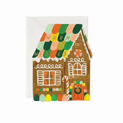 Kort med kuvert, Gingerbread House
