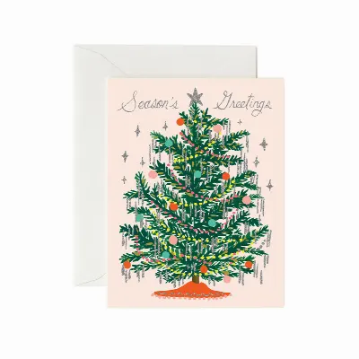 Kort med kuvert, Tinsel Tree