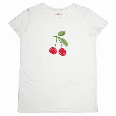 T-shirt Cherry mega, White