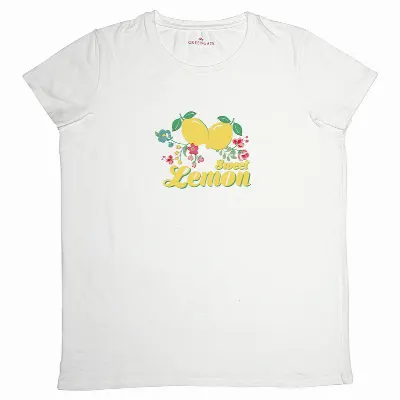 T-shirt Limona, White