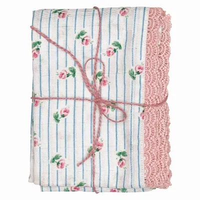 Baby cloth Lily, White set of 3