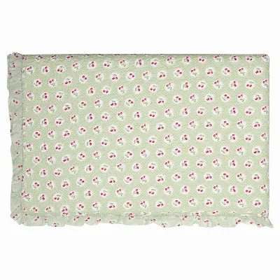 Överkast Cherry berry, Pale green w/frill