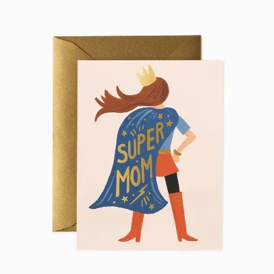 Kort med kuvert, Super Mom