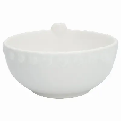 Bowl Penny, White medium