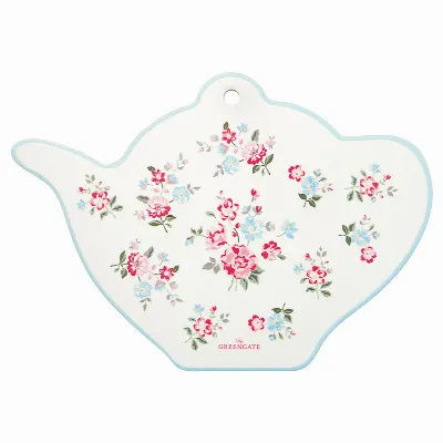 Coaster teapot Sonia, White