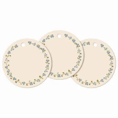 Gift tags, Round 15 pcs