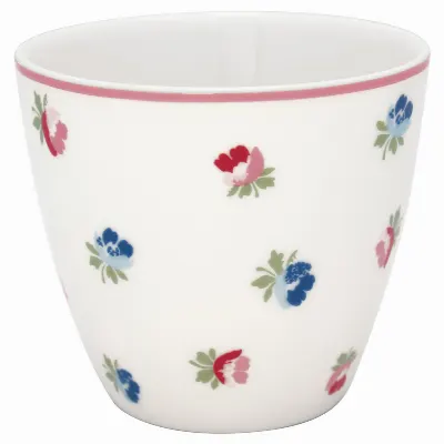 Lattemugg Viola, White