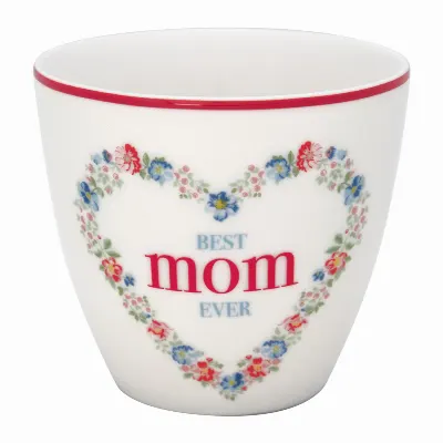 Lattemugg Mom, White