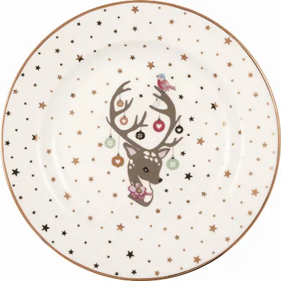 Assiett Dina, White