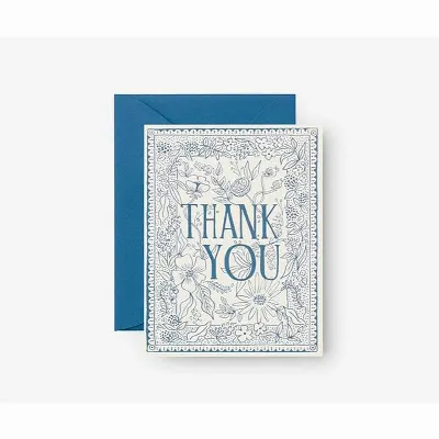 Kort med kuvert, Delft Thank You
