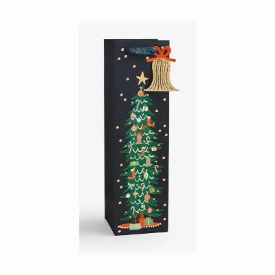 Gift bag, Deck the Halls - Winebag