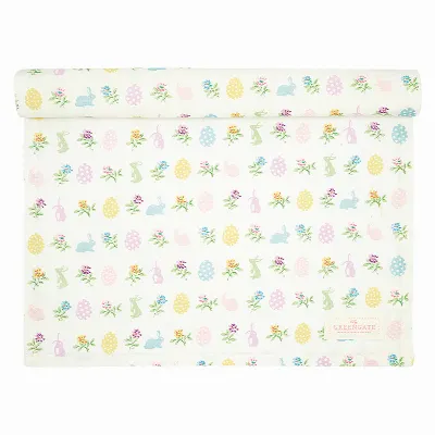 Table runner Cilja easter, White