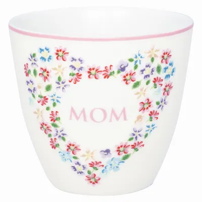 Lattemugg Columbine Mom, White