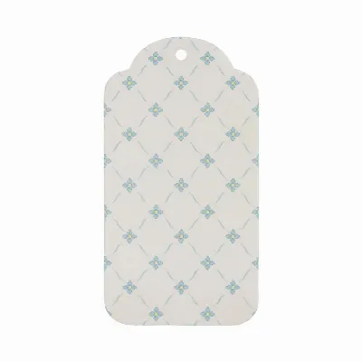 Gift tags, Blue flowers 15 pcs