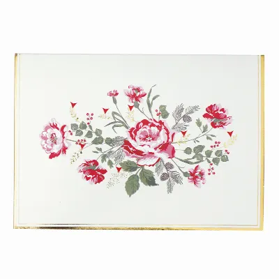 Kort med kuvert, Leonora White Medium