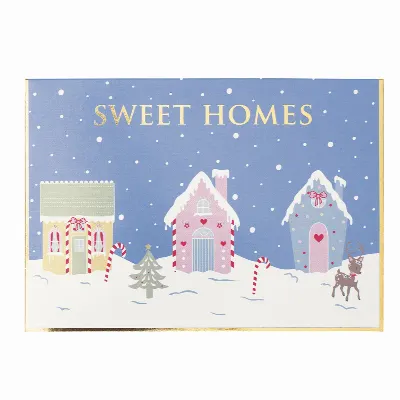 Kort med kuvert, Laura homes dusty blue Medium
