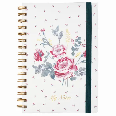 Notebook Leonora, White A5