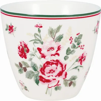 Lattemugg Leonora, White