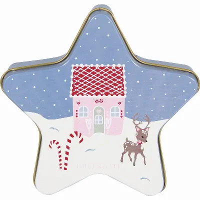 Star cookie cutter box Laura homes, Dusty blue