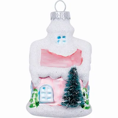 House Laura, Pale pink glass small