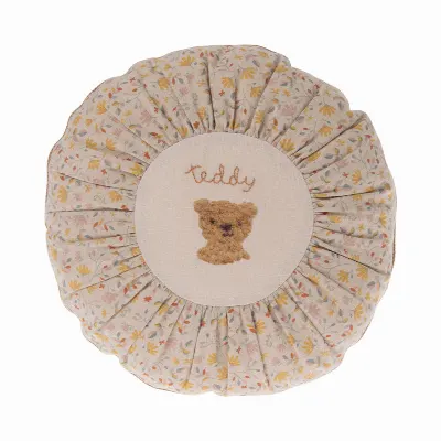 Cushion Round small - Teddy, flower