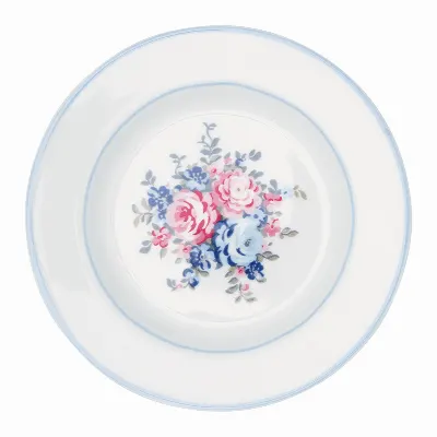 Liten assiett Laura petit, White