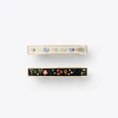 Hair clips Enamel set of 2, Menagerie Garden