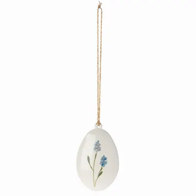 Easter egg ornament, Blue no2