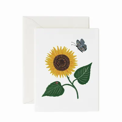 Kort med kuvert, Sunflower