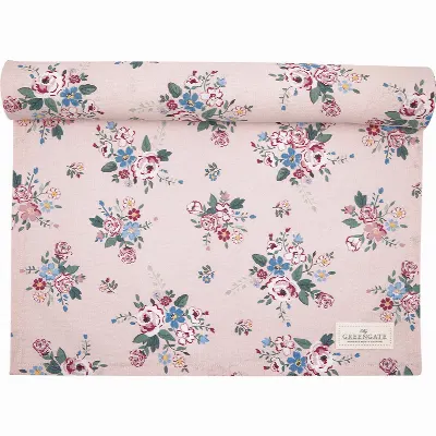 Table runner Inge-Marie, Pale pink