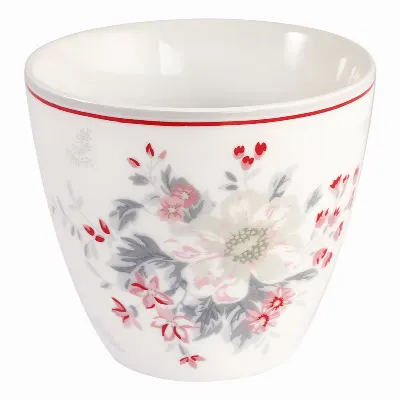 Lattemugg Abella, white