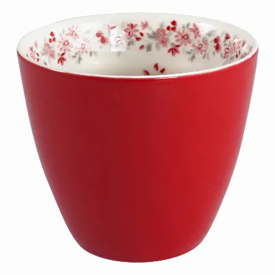 Lattemugg Red Emberly inside