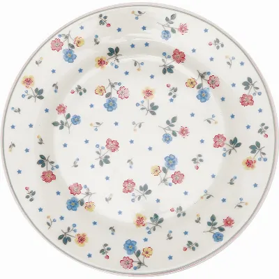 Assiett Adelena, White