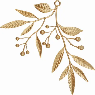 Decoration mistletoe, Gold