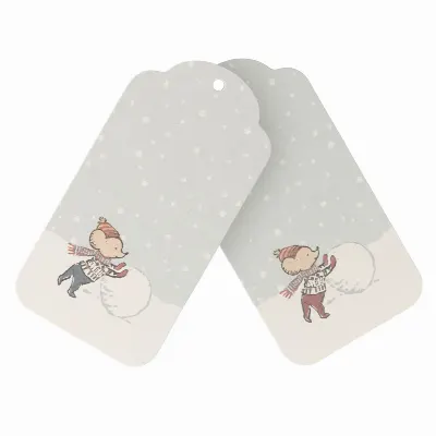 Christmas gift tags, 12 pcs