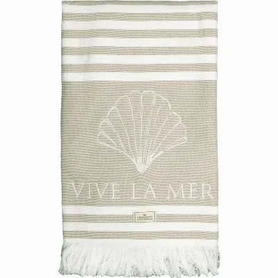 Bath towel Vive la mer, Sand