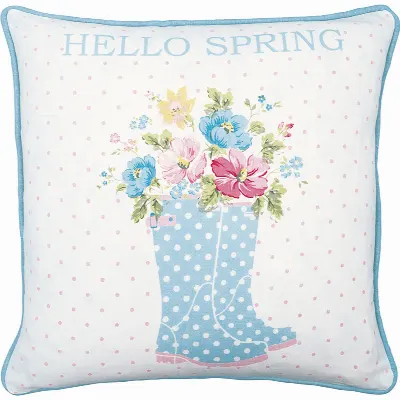 Kuddfodral Josefina summer, White piece printed