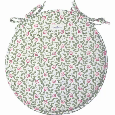 Seat cushion round Lotta, White