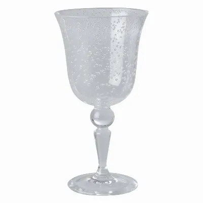 Acrylic Wine Glass in Bubble Design, Clear