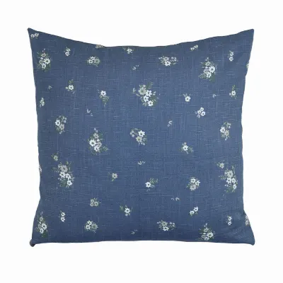 Kuddfodral Flora, Blå