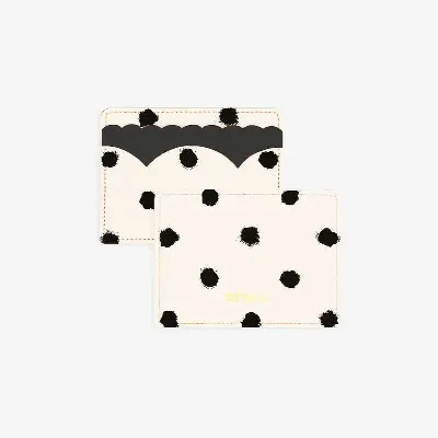 Painted Dots Card Holder