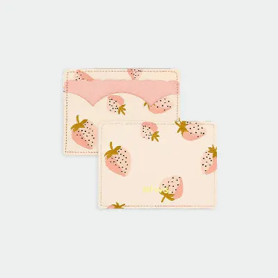 Strawberries Card Holder