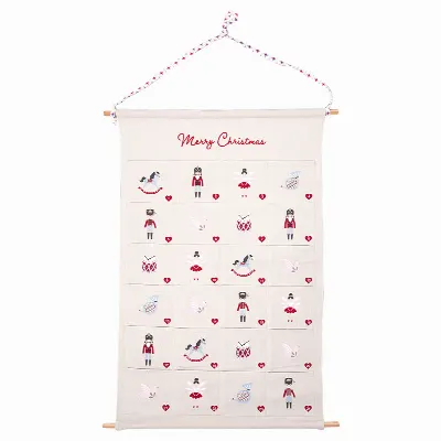 Calendar square Cindarella, White