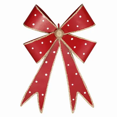 Decoration Bow, Red hanging medium
