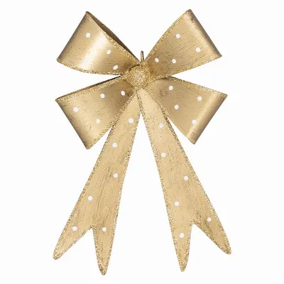 Decoration Bow, Gold hanging medium